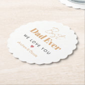 Bester Papa Untersetzer (angewinkelt)