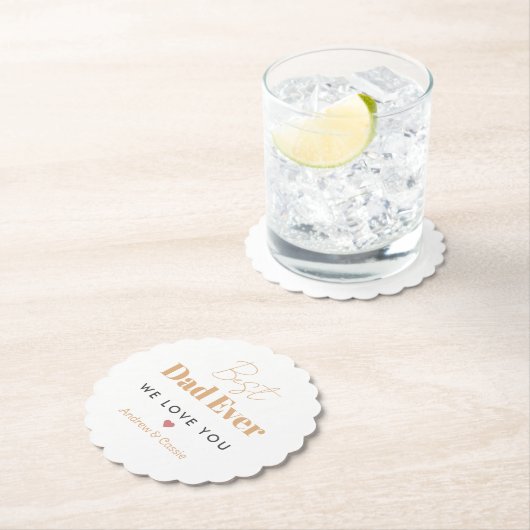 Bester Papa Untersetzer (Vor Ort)