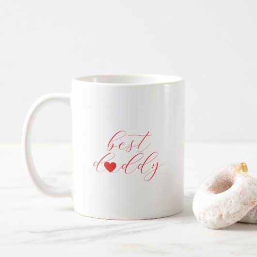 Bester Papa, Vatertagsgeschenk, Papa Kaffeetasse (Mit Donut)