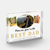 Bester Papa Vatertagsgeschenk von Kindern Foto (Links)
