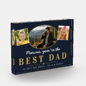 Bester Papa Vatertagsgeschenk von Kindern Foto (Links)