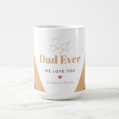 Bester Papa Verwandlungstasse (Zentrum)