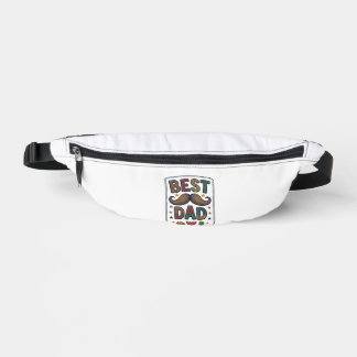 Bester Papa Vintage Schnurrbart Vektor Vater Desig Bauchtasche