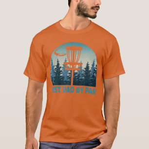 Bester Papa von Par Lustiger Disc Golf Frisbee Gol T-Shirt