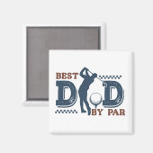 Bester Papa Von Par Magnet (Vorderseite/Rückseite)