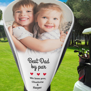 Bester Papa Von Par Moderner Fotogedenkblatt Maßge Golf Headcover