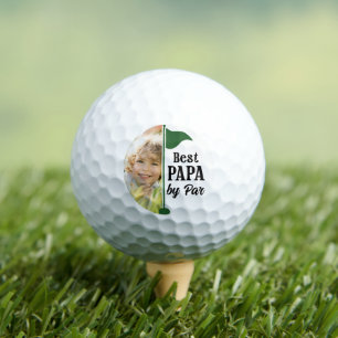 Bester Papa von Par Photo Golf Flag Golf Golfball