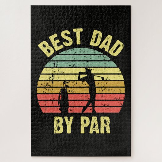 Bester Papa von Par Puzzle (Vertikal)