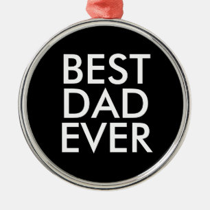 Bester Papa   Weihnachtsgeschenkidee Ornament Aus Metall