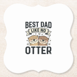 Bester Papa wie kein anderer Otter Süßer Otter Vat Untersetzer