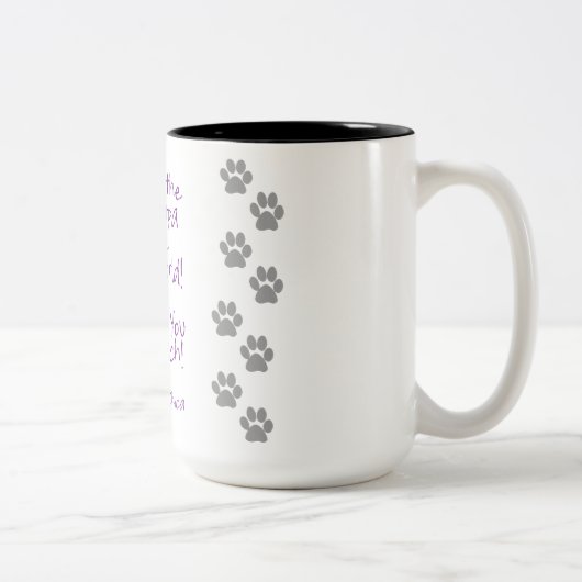Bester Papa! Zweifarbige Tasse (Rechts)