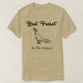 Bester Papagei in Galaxy Papagei Designs Cockatoo T-Shirt (Design vorne)