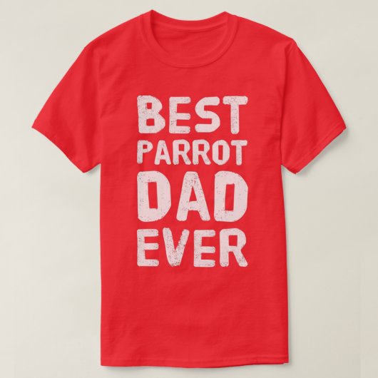 Bester Papagei-Vater je T-Shirt (Design vorne)