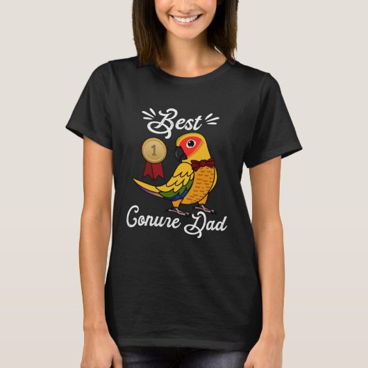 Bester Papagei-Vater T-Shirt (Vorderseite)