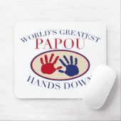 Bester Papou Hands Down Mousepad (Mit Mouse)