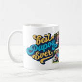 Bester Papou je | Opa-Foto Kaffeetasse (Links)