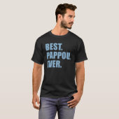 Bester Pappou je griechischer Großvater T-Shirt (Vorne ganz)