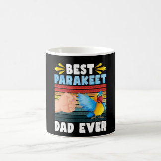 Bester Paraket-Vater je, Vintag, Bird Lover Kaffeetasse