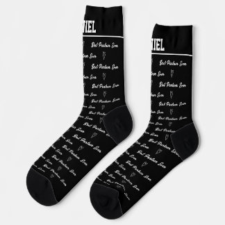 Bester Partner Aller Zeiten | Lustiges Monogramm Socken