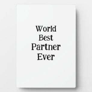 Bester Partner der Welt aller Zeiten Valentinstag Fotoplatte