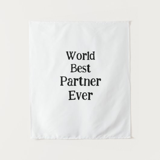 Bester Partner der Welt, Valentinstag-Liebhaber Fr Wandteppich (Vorderseite)