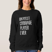 Bester passender Cribbage-Player je Crib Quote-T-S Sweatshirt (Vorderseite)