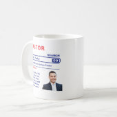 Bester Pastor Aller Zeiten Foto Kaffeetasse – Dank (Vorderseite Links)