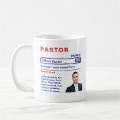Bester Pastor Aller Zeiten Foto Kaffeetasse – Dank (Links)