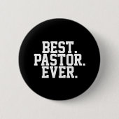 Bester Pastor je Zitat Button (Vorderseite)