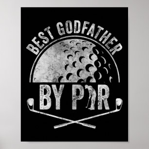 Bester Pate By Par Shirt Golf Liebhaber Sportgesch Poster