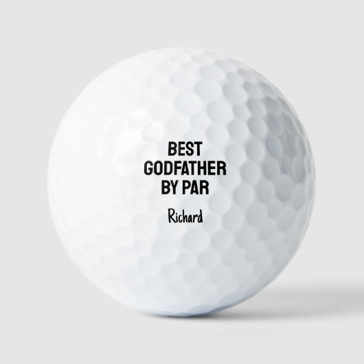 Bester Pate Durch Golfgeschenke Für Patenonkel Golfball (Vorderseite)