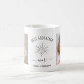 Bester Pate je zwei Fotos Silberschneeflocke Kaffeetasse (Mittel)