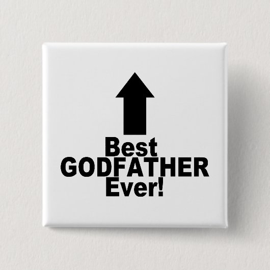 Bester Pate überhaupt Button (Vorderseite)