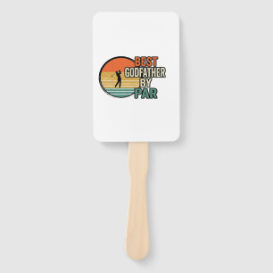 Bester Pate von Par Vintage Golf Vektor Design_1 Fächer