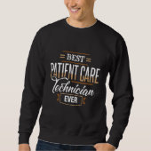 Bester PatientCare Techniker je PCT Medizinischer Sweatshirt (Vorderseite)