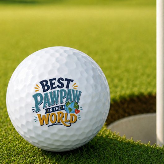 Bester Pawpaw der Welt Golfball