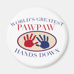 Bester PawPaw Hands Down Magnet