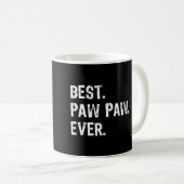 Bester Pawpaw je Father's Day Geschenk Weihnachten Kaffeetasse (VorderseiteRechts)