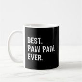 Bester Pawpaw je Father's Day Geschenk Weihnachten Kaffeetasse (Links)