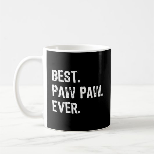 Bester Pawpaw je Father's Day Geschenk Weihnachten Kaffeetasse (Links)