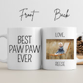 Bester Pawpaw je Personalisiertes Foto Opa Geschen Tasse