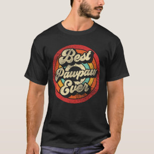 Bester Pawpaw je Vintag Retro Papaw Grandpa T-Shirt