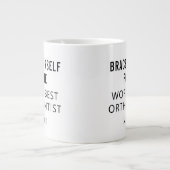 Bester Personalisierter orthodontitischer Beruflic Jumbo-Tasse (Vorderseite)