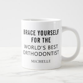Bester Personalisierter orthodontitischer Beruflic Jumbo-Tasse