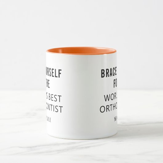 Bester Personalisierter orthodontitischer Beruflic Tasse (Zentrum)