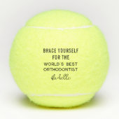 Bester Personalisierter orthodontitischer Beruflic Tennisbälle (Vorderseite)