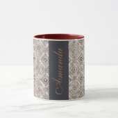 Bester personalisierter zweifarbiger Kaffee, Tee-T Tasse (Zentrum)