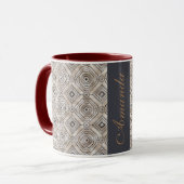 Bester personalisierter zweifarbiger Kaffee, Tee-T Tasse (Vorderseite Links)