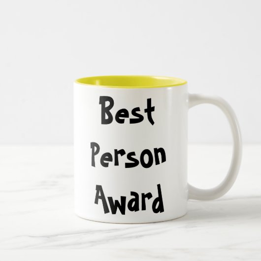Bester Personen-Preis Zweifarbige Tasse (Rechts)