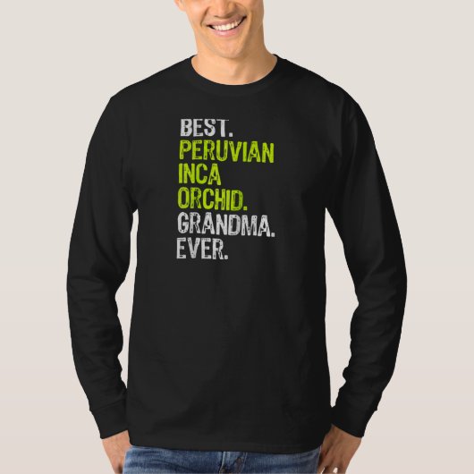 Bester peruanischer Inka Orchid Oma Ever Dog Lover T-Shirt (Vorderseite)